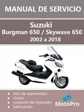 Руководство по ремонту Suzuki Burgman 650 | Skywave 650