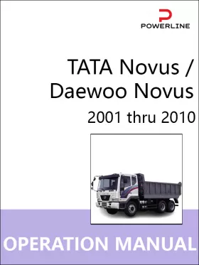 Руководство по эксплуатации и техобслуживанию TATA Novus | Daewoo Novus
