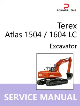 Руководство по ремонту экскаватора Terex Atlas 1504 | 1604 LC