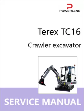 Руководство по ремонту экскаватора Terex TC16