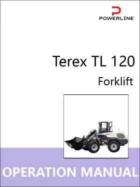 Руководство по эксплуатации и техобслуживанию погрузчика Terex TL 120