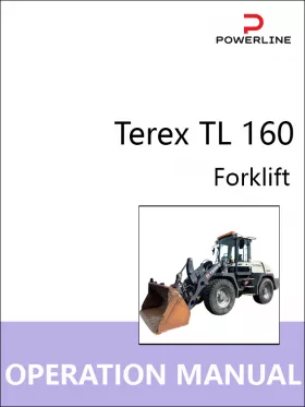 Руководство по эксплуатации и техобслуживанию погрузчика Terex TL 160