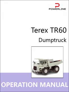Инструкция по эксплуатации и техническому обслуживанию самосвала Terex TR60