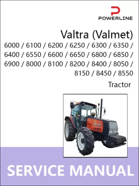 Руководство по ремонту трактора Valtra | Valmet | 6000 | 8000
