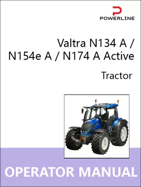 Инструкция по эксплуатации и техническому обслуживанию Valtra N134 A | N154e A | N174 A Active