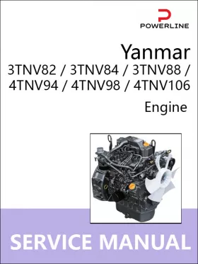 Руководство по ремонту двигателей Yanmar 3TNV82 | 3TNV84 | 3TNV88 | 4TNV94 | 4TNV98 | 4TNV106