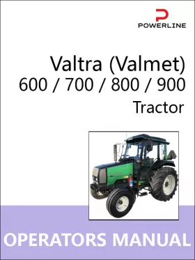 Инструкция по эксплуатации и техническому обслуживанию Valtra | Valmet 600 | 700 | 800 | 900