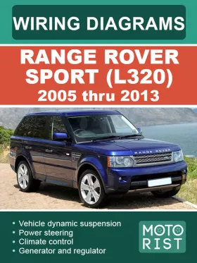 Цветные электросхемы Range Rover Sport L320