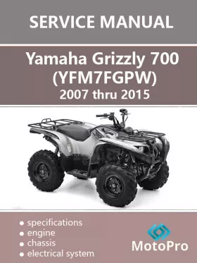Руководство по ремонту Yamaha Grizzly 700 | YFM7FGPW